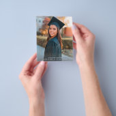 予算金ゴールドグリッター大学院写真発表V チラシ (手)