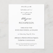 予算金ゴールドグリッター大学院写真発表V チラシ (裏面)