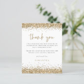 予算金ゴールドグリッター第30回誕生日ありがとう (スタンド正面)