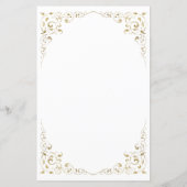 予算金ゴールドスクリプトリーフ結婚式招待状 (裏面)