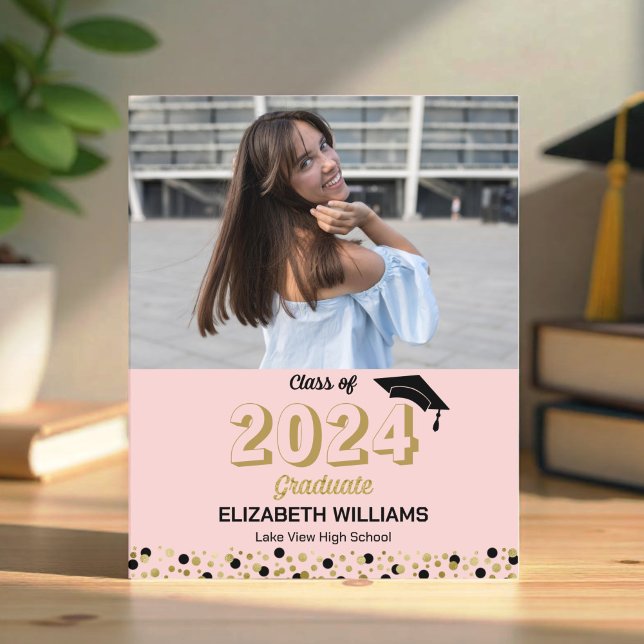 予算金ゴールドスクリプト写真の卒業発表 (クリエイターアップロード済み)