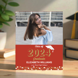 予算金ゴールドスクリプト写真の卒業発表