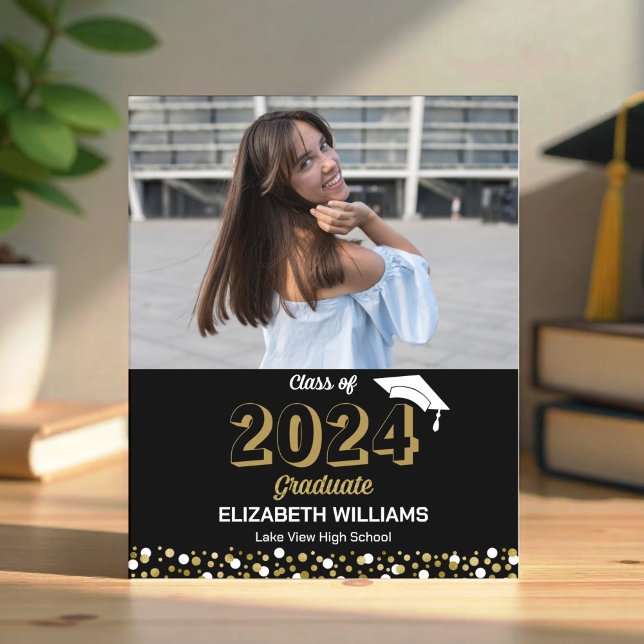 予算金ゴールドスクリプト写真の卒業発表 (クリエイターアップロード済み)