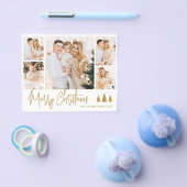 予算金ゴールドスクリプト5フォトクリスマスホリデーチラシ チラシ (シングル)