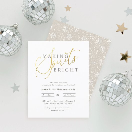 予算金ゴールドスピリッツ明るいクリスマスパーティー