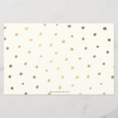 予算金ゴールドハッピーホリデーズフォトホリデーカード (裏面)