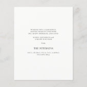 予算金ゴールドハッピーホリデーズフォトホリデーカード チラシ (裏面)