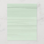 予算金ゴールドフレーム水カラーフローラブライダルシャワー (裏面)