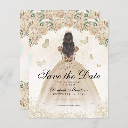 予算金ゴールドフローラプリンセスキンセアニラ救日付 (正面/裏面)