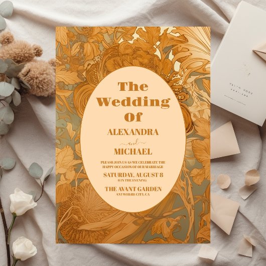 予算金ゴールドフローラ結婚アールヌーボー