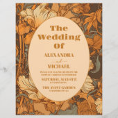 予算金ゴールドフローラ結婚アールヌーボー チラシ (正面)