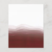 予算金ゴールドブルガンディーウォーターカラーサプライズ誕生日 (裏面)