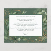 予算金ゴールドモダンユーカリ写真ありがとう チラシ (裏面)