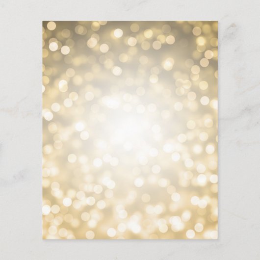 予算金ゴールドライトモダンブライダルシャワー (裏面)