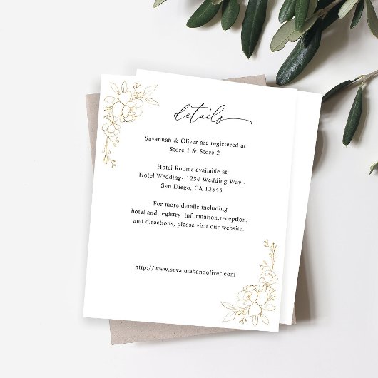 予算金ゴールドラインフローラ詳細