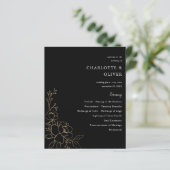 予算金ゴールドランドフローラ結婚式プログラムBL (スタンド正面)