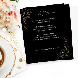 予算金ゴールド並びフローラ詳細 – 黒