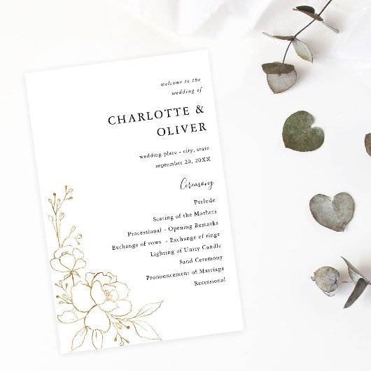 予算金ゴールド並結婚びフローラ式MEDIUM チラシ