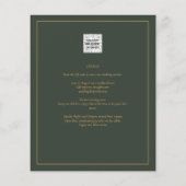 予算金ゴールド文字スクリプエレガントト (裏面)