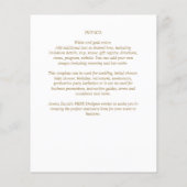 予算金ゴールド文字モノクロ両面エレガント チラシ (裏面)