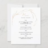 予算金ゴールド結婚フローラのメニュー。 (正面)