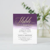 予算金ゴールド&パープルウォーターカラーサプライズ誕生日 (スタンド正面)