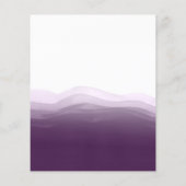 予算金ゴールド&パープルウォーターカラーサプライズ誕生日 (裏面)