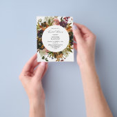 予算金ゴールド、パープル赤面ピンクブライダルシャワーフライヤー チラシ (手)