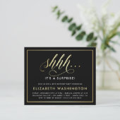 予算金ゴールド&ブラックサプライズ誕生日パーティー (スタンド正面)