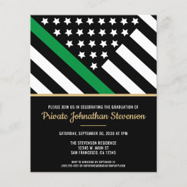 予算陸軍軍隊卒業招待状