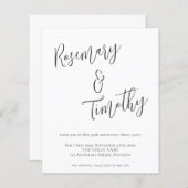 予算非公式スクリプト結婚の記念日ディナー (正面/裏面)