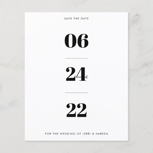 予算非写真保存日付 チラシ (正面)