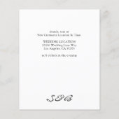 予算黒白キャンセルまたは日付変更 (裏面)