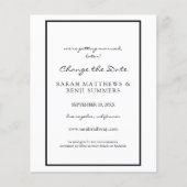 予算黒白キャンセルまたは日付変更 (正面)