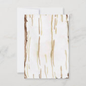 予算1ハッピーキャンパーウッドランドベア1歳の誕生日 ノートカード (裏面)