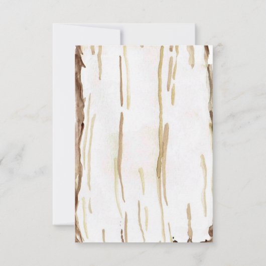 予算1ハッピーキャンパーウッドランドベア1歳の誕生日 ノートカード (裏面)