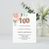 予算100th誕生日フローラバラ金ゴールドユーカリ (スタンド正面)