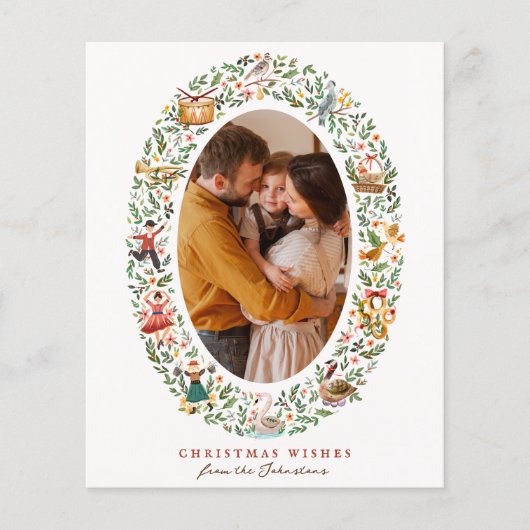 予算12日のクリスマス写真の休日 (正面)