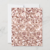 予算13モダン番目の誕生日バラ金ゴールドパーティー (裏面)