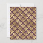 予算1920年代ヴィンテージデコ・ブルゴーニュ結婚金ゴールド (裏面)