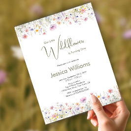 予算1st誕生日リトルワイルドフラワーが1回