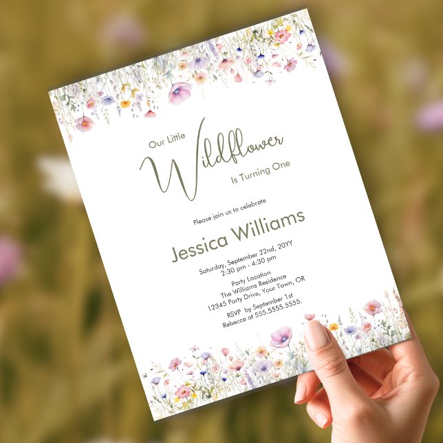 予算1st誕生日リトルワイルドフラワーが1回 (クリエイターアップロード済み)