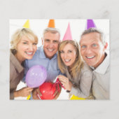 予算2フォトオーバーレイ誕生日パーティーありがとう (裏面)