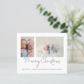 予算2フォトコラージュベビーツインズ初めてのクリスマス (スタンド正面)