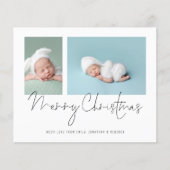 予算2フォトコラージュベビー初めてのクリスマス (正面)