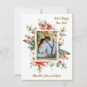 予算2フォトコラージュ金ゴールドメリークリスマス (裏面)