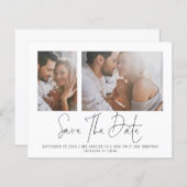 予算2フォトスクリプト結婚式の日付を保存 (正面/裏面)