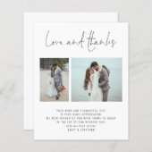 予算2フォトラブスク感謝していリプト結婚の (正面/裏面)