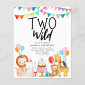 予算2ワイルドサファリパーティー動物2nd誕生日 (正面)