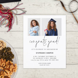 予算2写真おめでとうGrad 2024卒業招待状